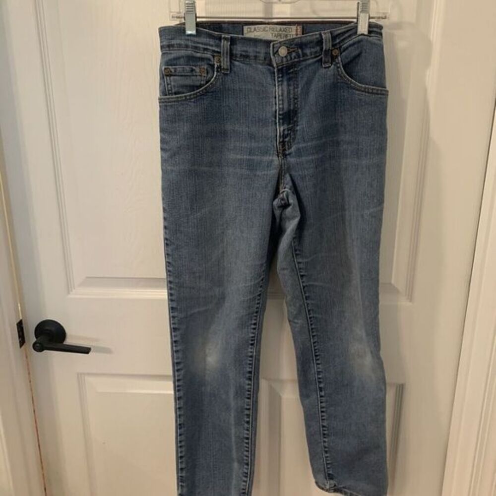 Levi's 550 Jeans Womens size 6 S Classic Tapered Relaxed Fit Blue‎ 28x28